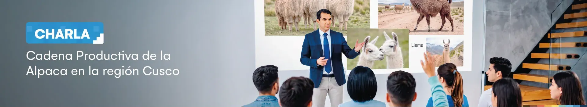 Charla: Cadena Productiva de la Alpaca en la Región de Cusco