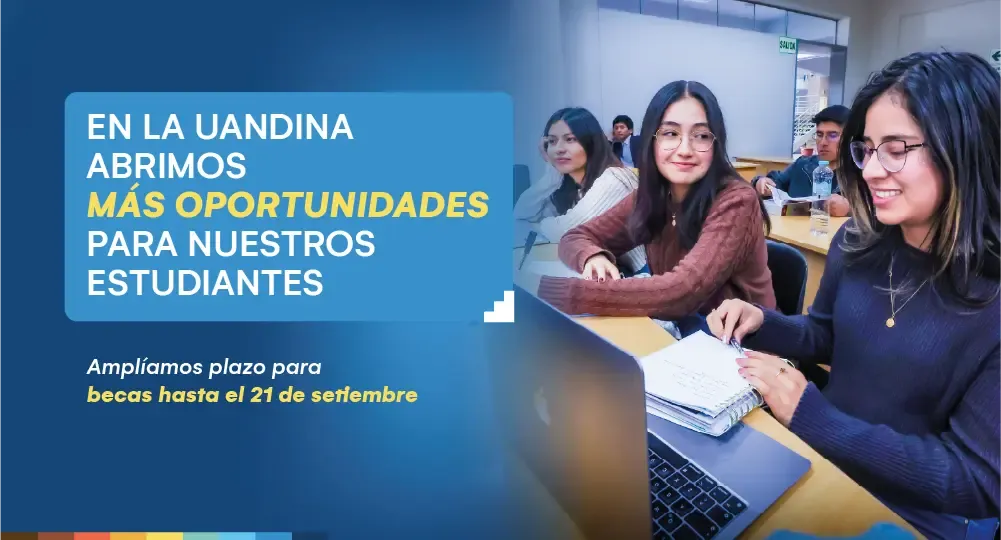 En la UAndina abrimos más oportinidades para nuestros estudiantes