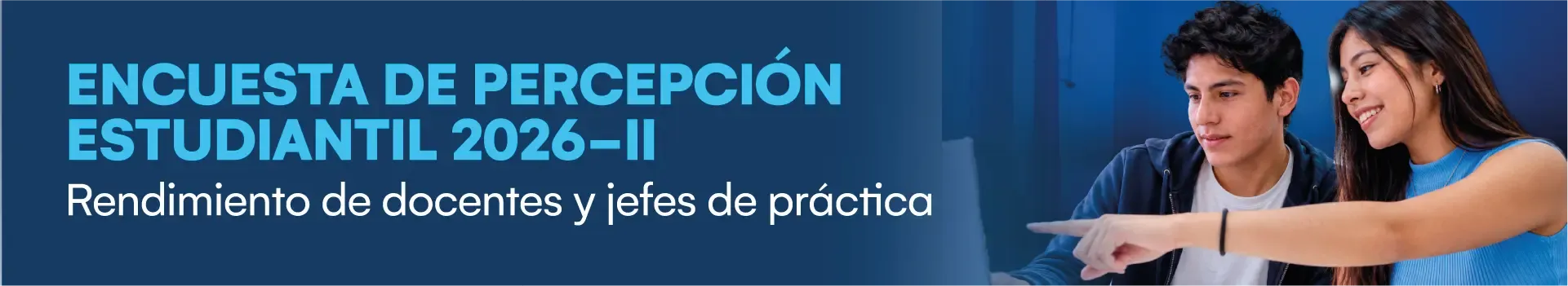 Encuesta de percepción estudiantil sobre el desempeño académico del docente y jefe de práctica 2026-II