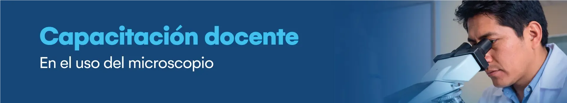 Capacitación docente en el uso del microscopio