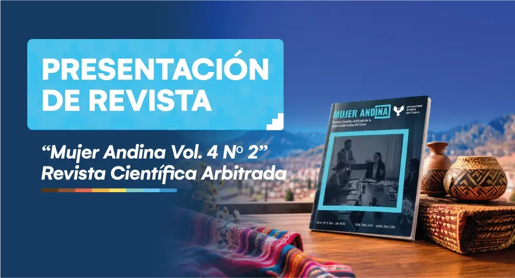 Presentación de revista: Mujer Andina Vol. 1 N° 2 Revista Científica arbitrada