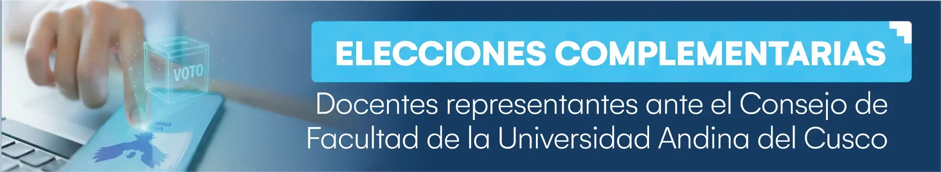 Jornada Electoral - Elecciones complementarias para representantes docentes ante el Consejo de Facultad