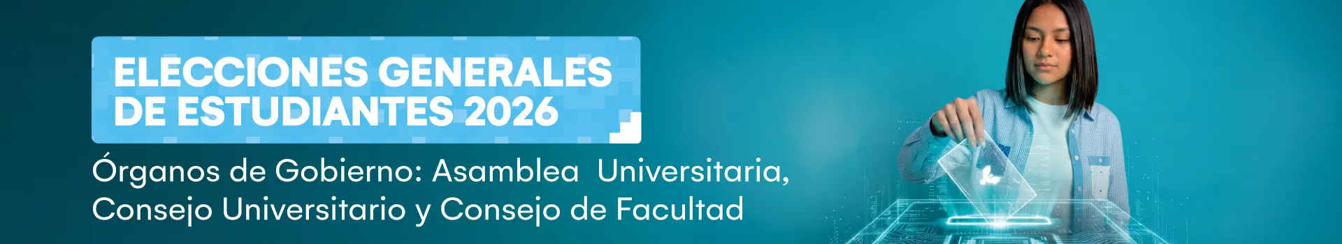 Convocatoria a Elecciones Generales de Estudiantes 2026