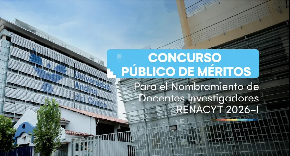 Concurso público para ingreso como docente ordinario RENACYT