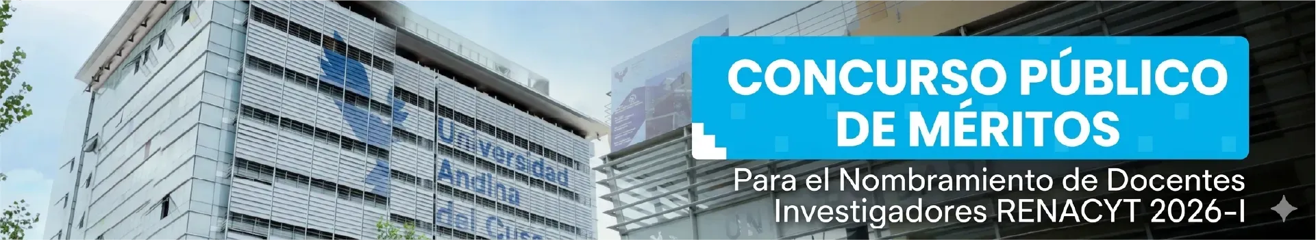 Concurso público para ingreso como docente ordinario RENACYT