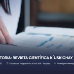 Convocatoria: Revista científica K'uskichay